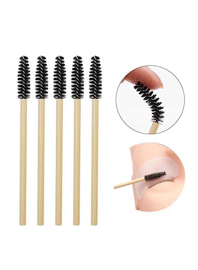 Amora Disposable Bamboo Mascara Wands – Pack of 50 – Eco-Friendly - Image 2